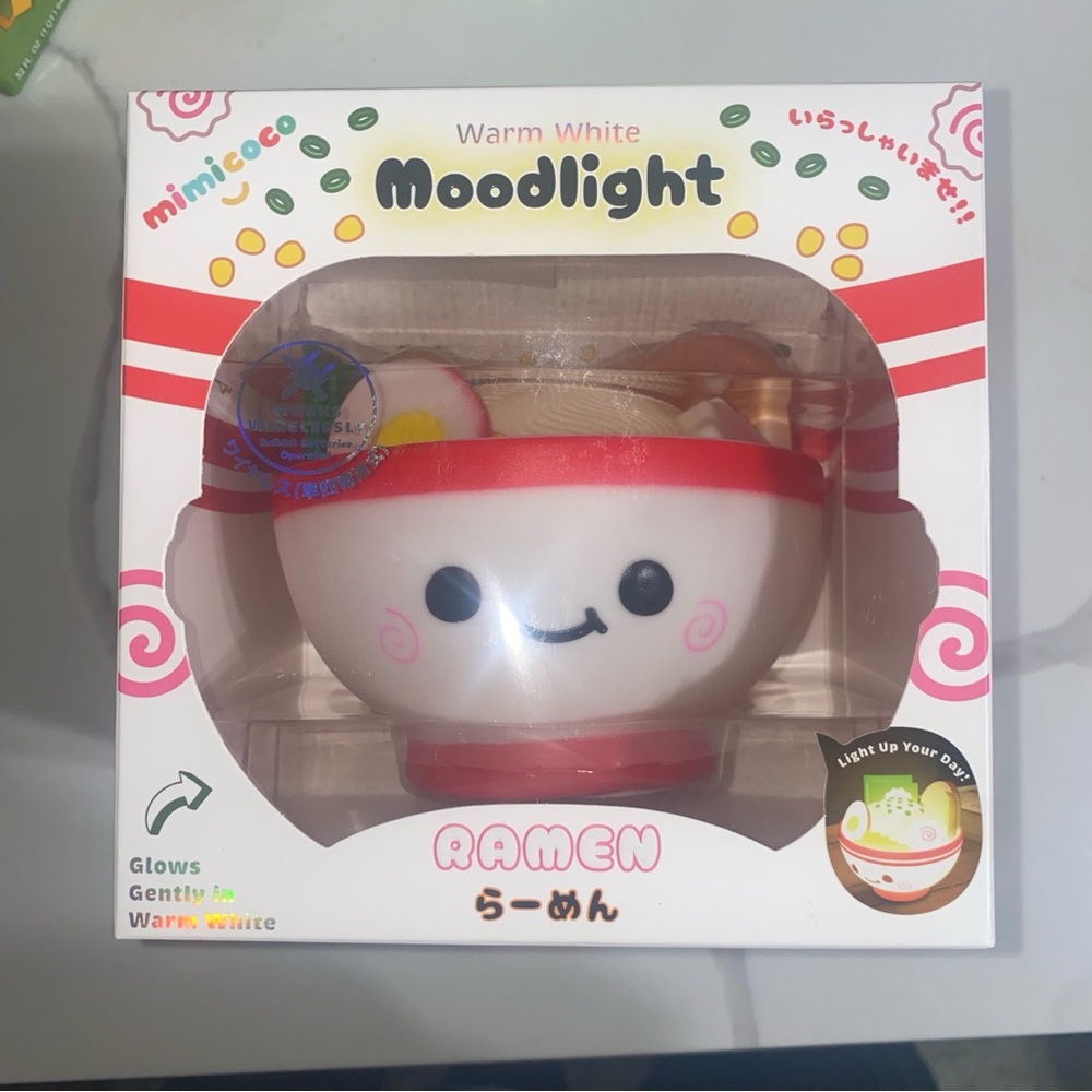 Mimicoco Moodlight Ramen Bowl - White and Red